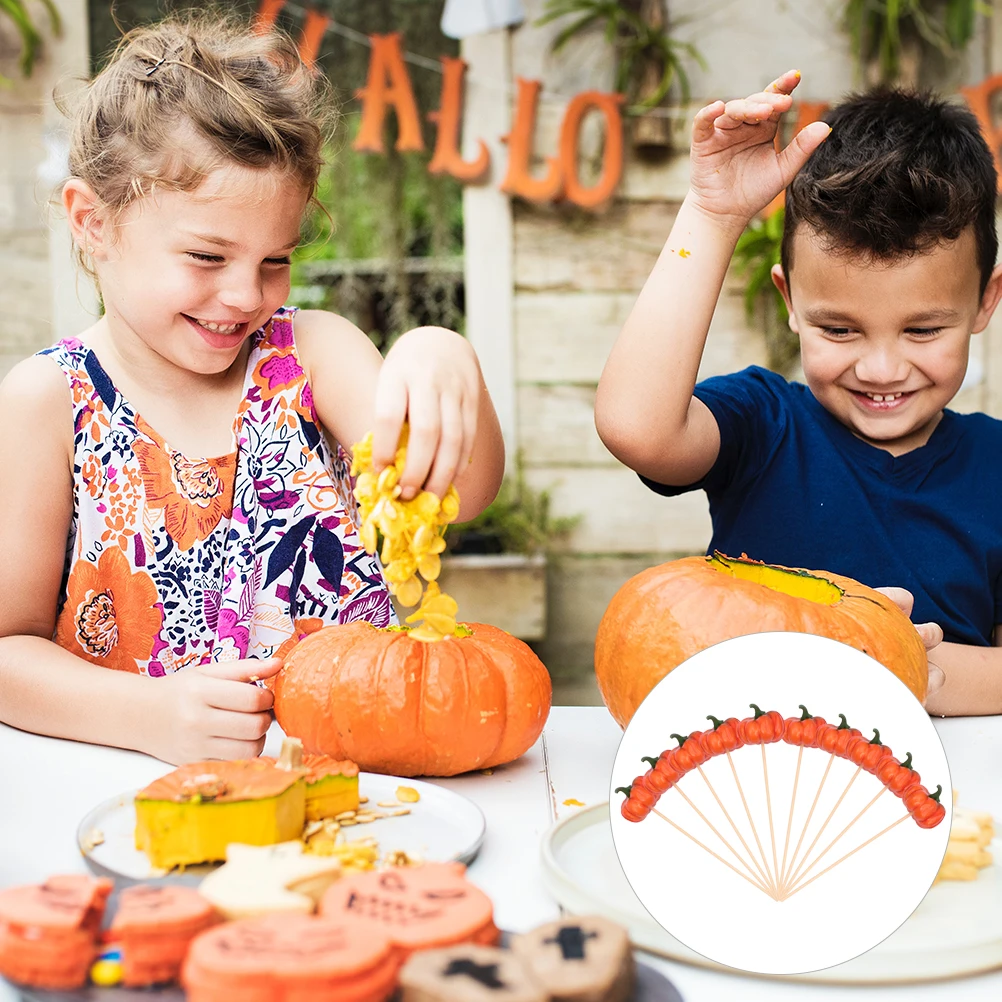 

1 Set Of Mini Pumpkin Craft Materials Simulation Pumpkin For Diy Bouquet Decor Halloween Ornaments Imitation Topper Party