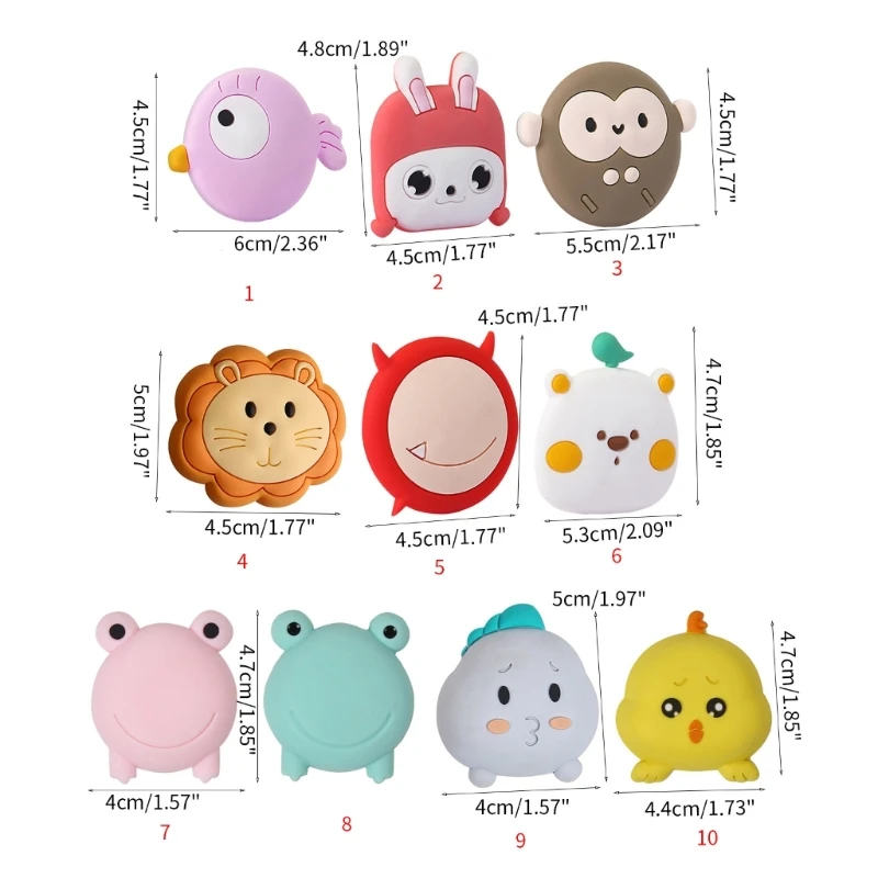 น่ารักการ์ตูนประตูซิลิโคนมือจับประตูกันชนการ์ตูนประตู Hadle Pad Drosphip