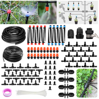 1set 15/30m Irrigation System Greenhouse Watering Systems 1/4in DIY Auto Drip Irrigation Atomization Ccccccccccccccccccccccccccc