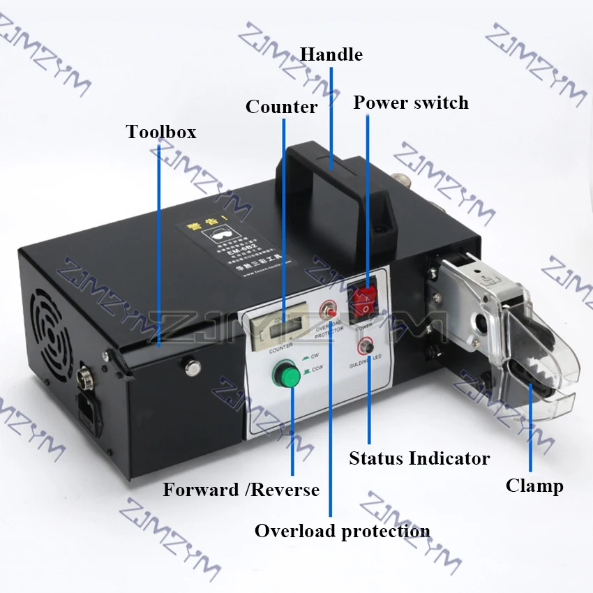 EM-6B2 EM-6B1 0.25-10mm2 Automatic Electrical Terminal Crimping Tools with Exchangeable Die Sets Electric Crimper 110V 220V