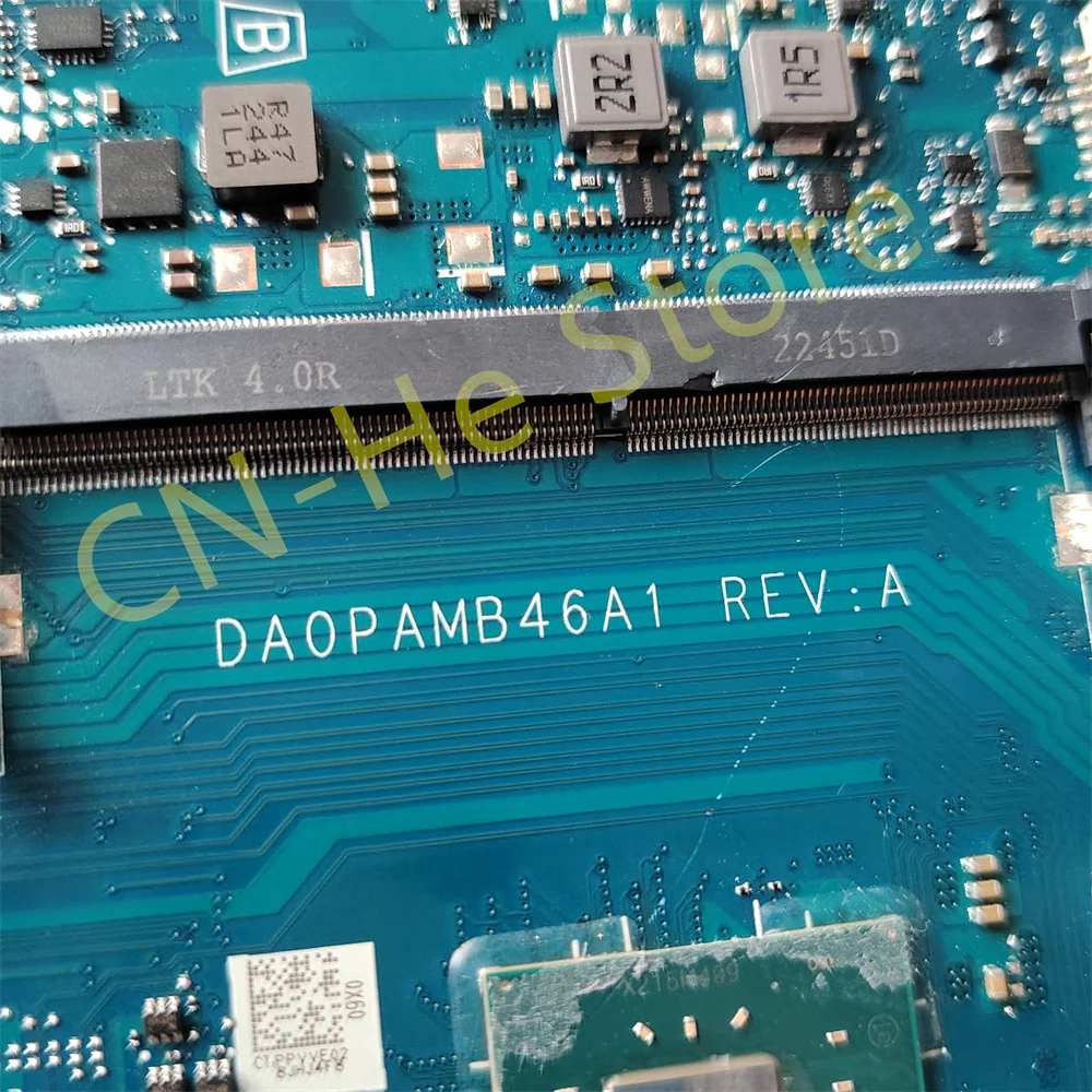 Original For HP 14-DQ 14-DQ0031DX Laptop Motherboard  DA0PAMB46A1 REV:A INTEL N4120 100% Works Perfectly