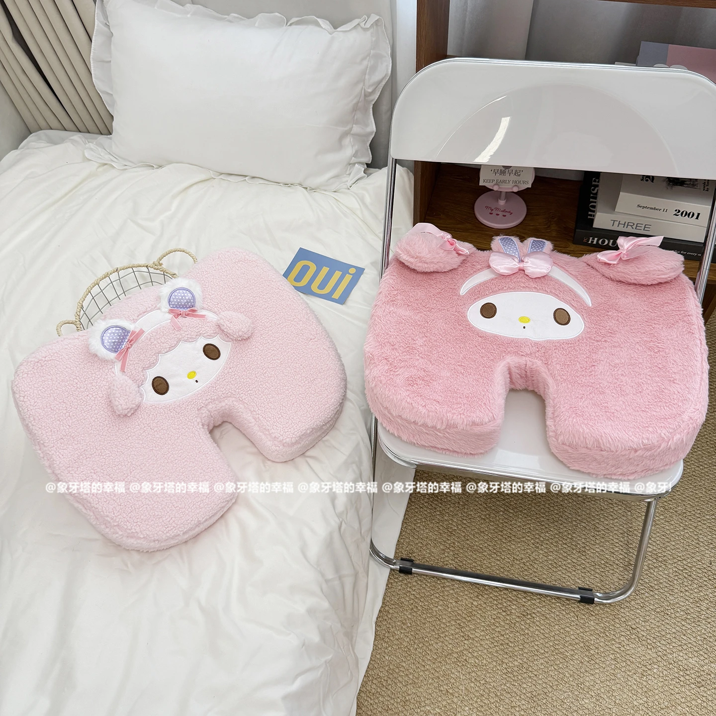 

Sanrio My Melody плюшевая подушка из пены с эффектом памяти Melody подушка для офисного стула My Sweet Piano Comfort моющаяся плюшевая подушка-подставка