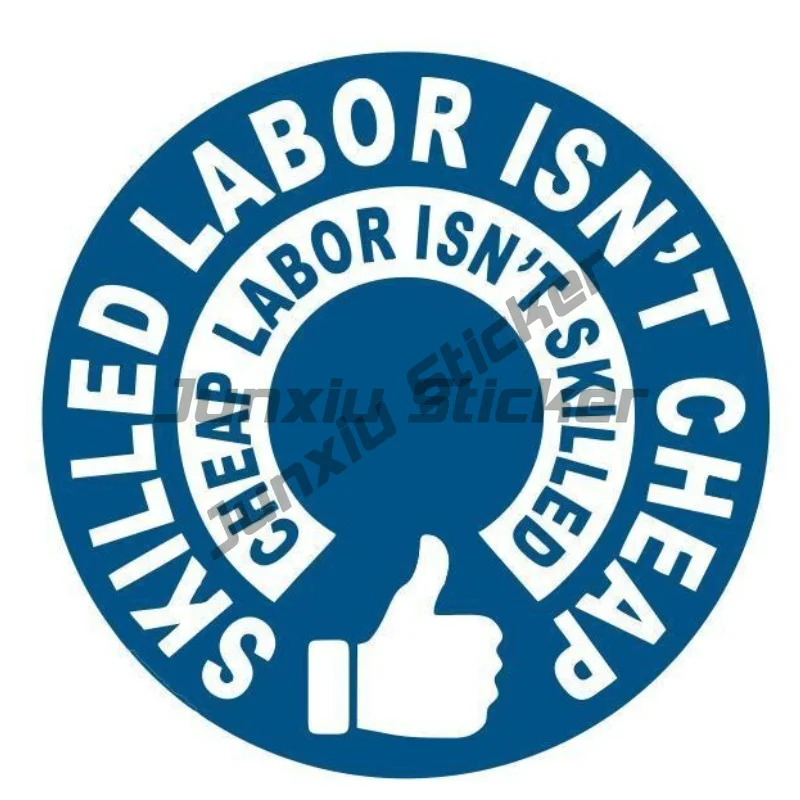 Skilled Labor Creative Humor Stickers Personalized Decoration Scratch Blocking Waterproof Car Stickers