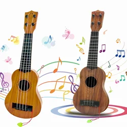 Kids Toy Ukulele Kids Guitar with Pick Musical Toy 17 Inch 4 Strings Educational Musical Instrument for Toddlers and Preschooler