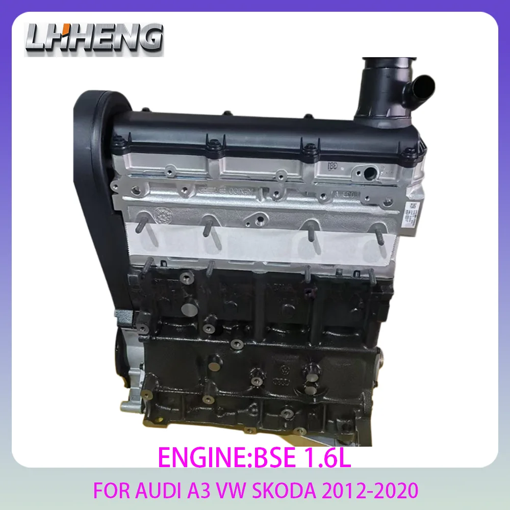 Motor BSE 1.6L de 4 cilindros en línea, de gasolina, MPI, tipo Long Block, sin accesorios, para VW Golf 5 6 Passat B6 Audi A3 Skoda Octavia Seat Leon 2005-2015