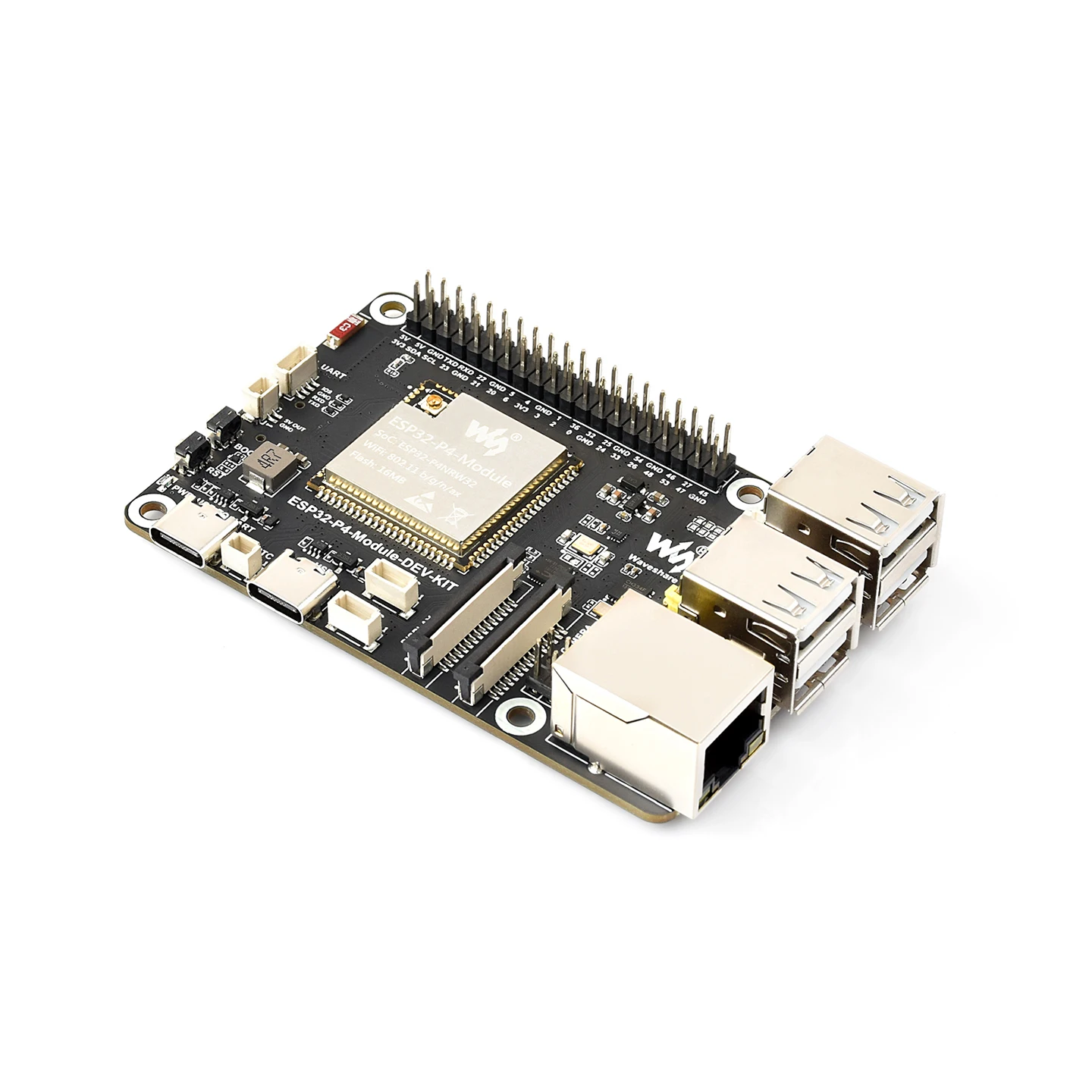 

Waveshare ESP32-P4 Development Board ESP32-C6 Wi-Fi 6 Bluetooth 5 MIPI CSI DSI USB PoE RJ45 Port ESP32-P4-Module-DEV-KIT
