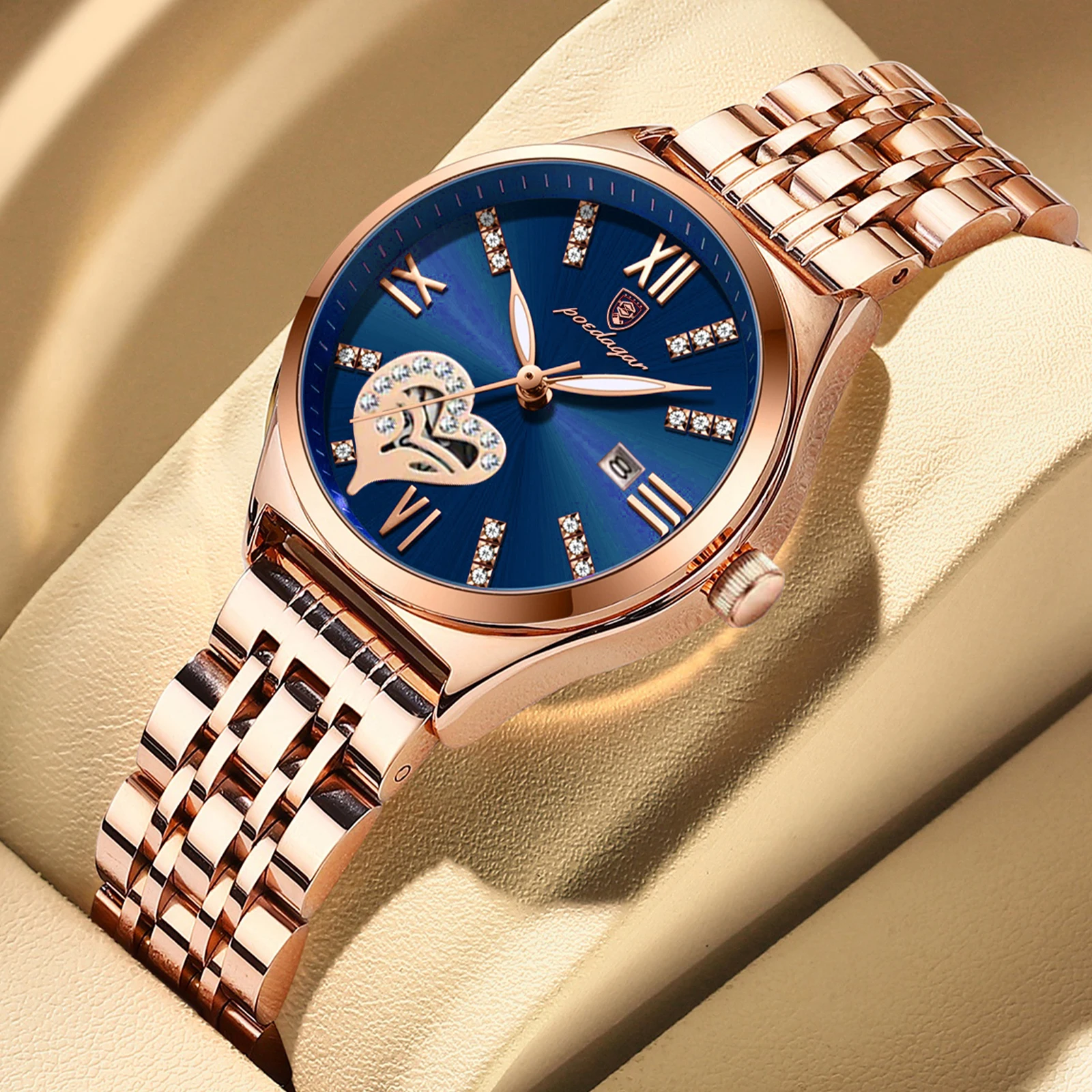 Women's Exquisite Luxury Waterproof Luminous Date Watch