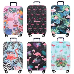 Luggage Cover Protector Dustproof Trolley Case Flamingo Cartoon Animal Travel Accessories Suitcase Cover Elastic Protective