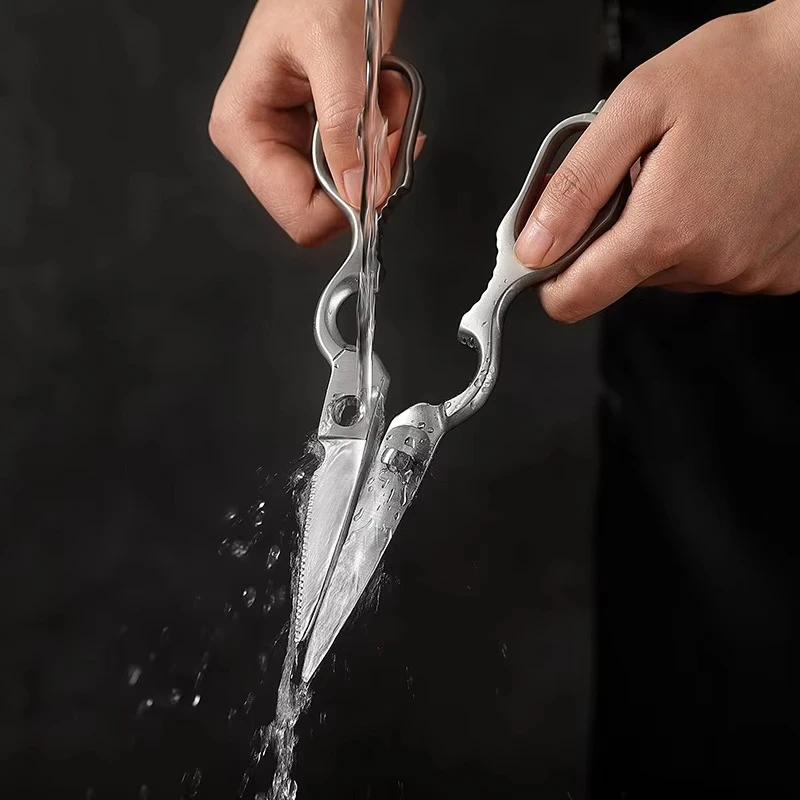 Multi-functional Detachable Shears 3Cr14 Stainless Steel Food Cooking Kitchen Scissors