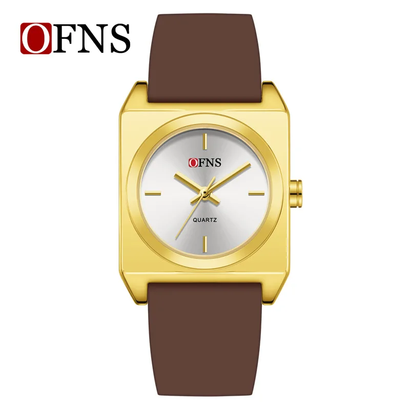 OFNS2025 new hot selling luxury women's quartz watch 3ATM waterproof mineral glass lightweight, simple, elegant and fashionable
