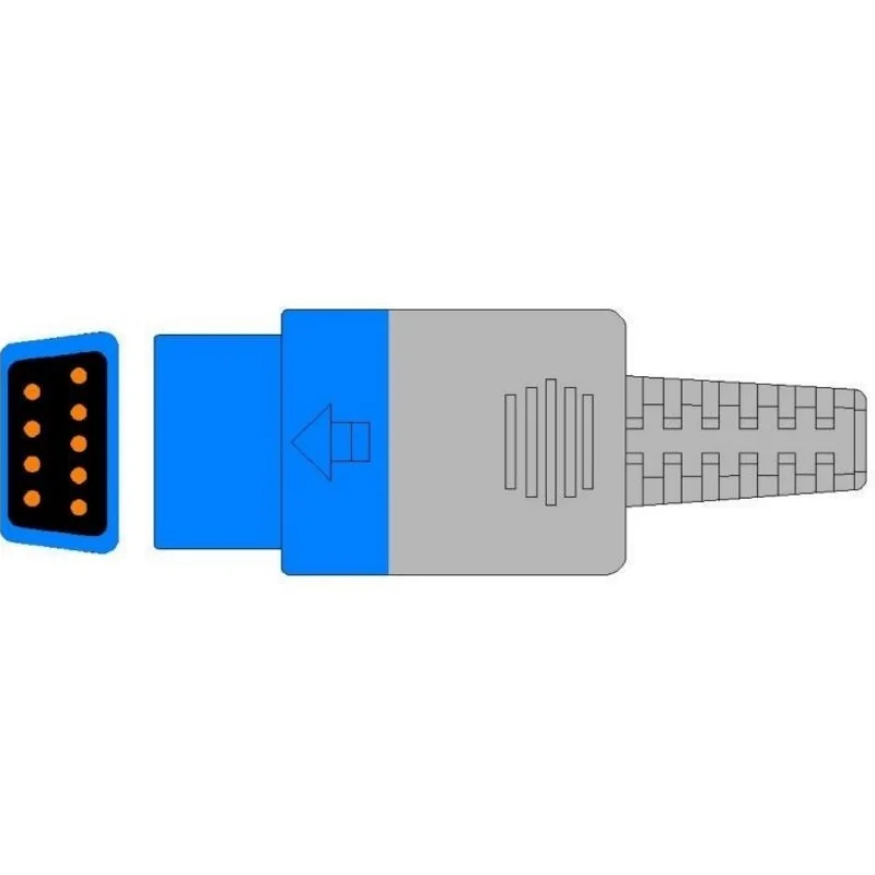 Compatible for GE TRUSIGNAL/DATEX, OHMEDA Adult Fingerclip Spo2 Sensor ,Oximeter Probe Sensor,Oxygen Sensor TPU 1M/3ft