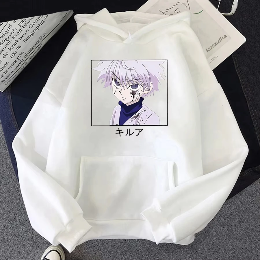 Hunter X Hunter sweatshirt Sports Graphic Oversized Unisex hoodies Fashion Hip Hop Street Trendy Fleece warm Casual high quality
