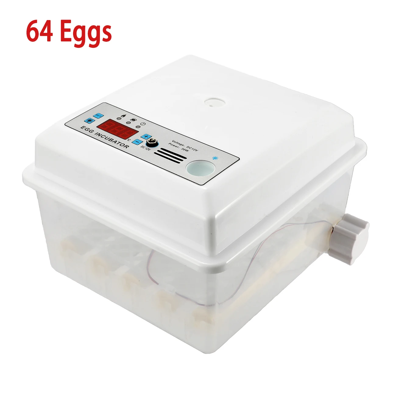 64 Egg Brooder Hatchery Incubator Automatic Incubatores with Turner for Farm Hatching Goose Quail Chicken Eggs Hatcher Machine