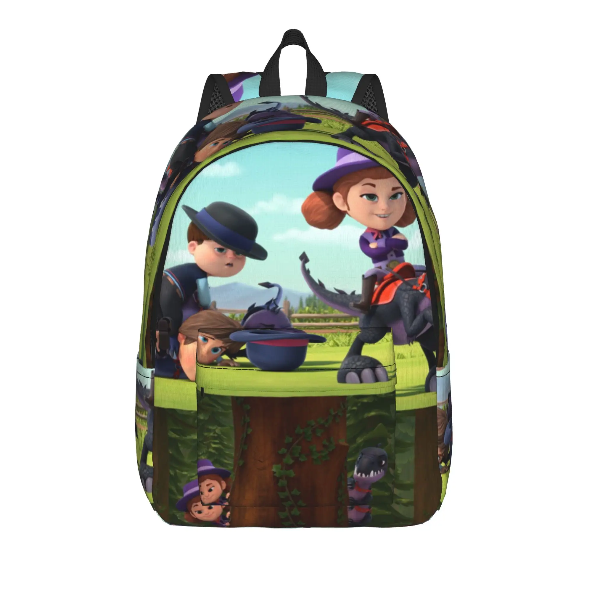 D-Dino Ranch Backpack  College Backpacks Teen Stylish High School Bags Custom Big Rucksack