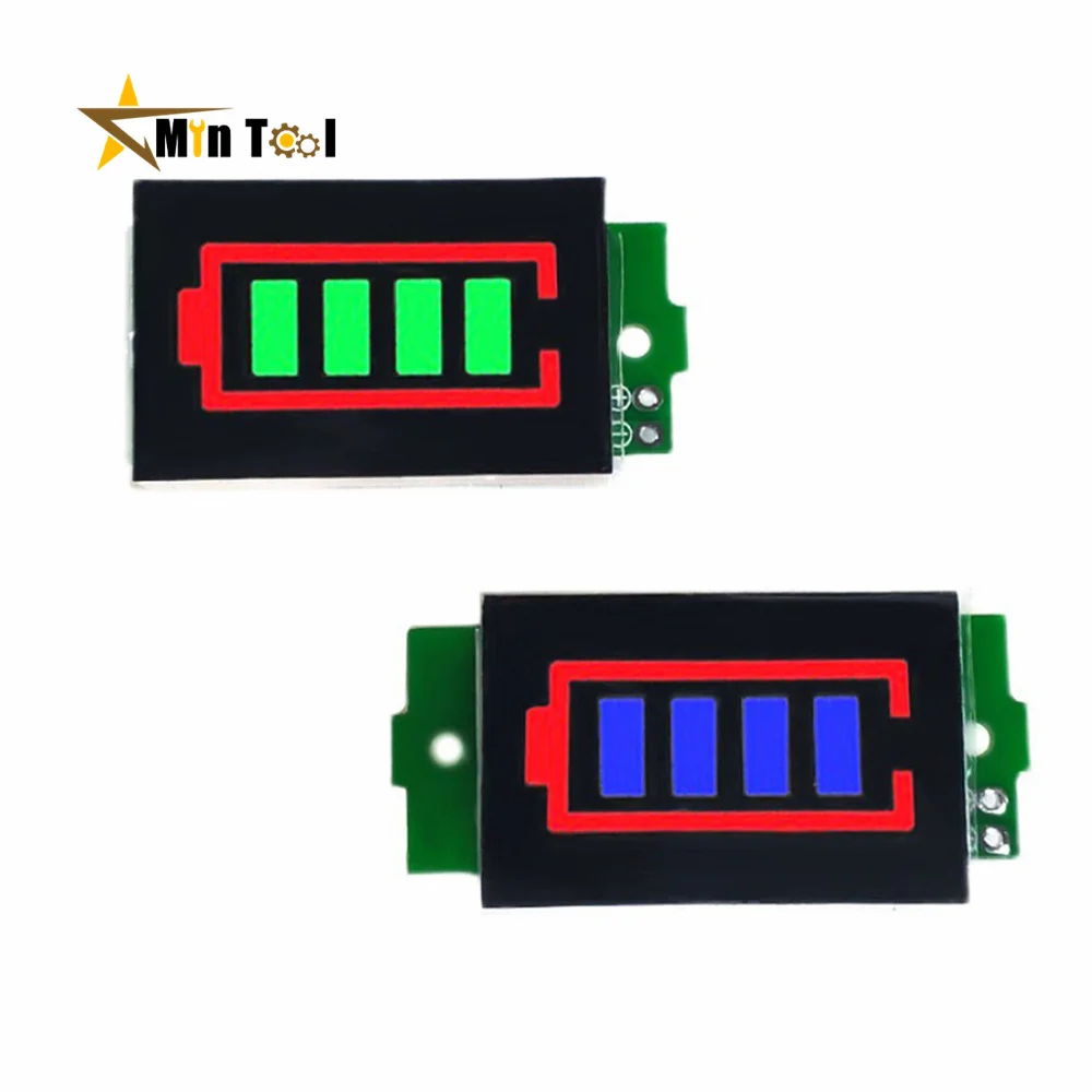 1S-8S 3.7V Lithium Battery Capacity Indicator Module Electric Vehicle Battery Power Tester Li-ion 1-8S Low Voltage Buzzer Board