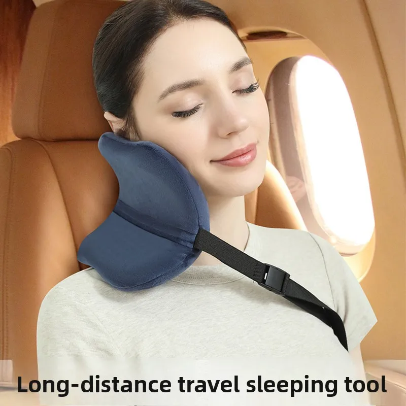 

Портативная U-образная подушка для поддержки автомобиля, поезда, воздушного путешествия, бархатный чехол из пены с эффектом памяти, съемный современный Si...