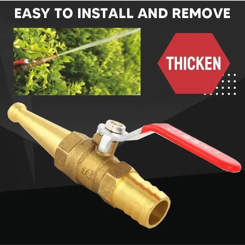 

High-pressure Water Copper Gun High-pressure Water Copper Gun Car Hose Sprinkler Switch Watering Garden Fire-fighting Water Pipe