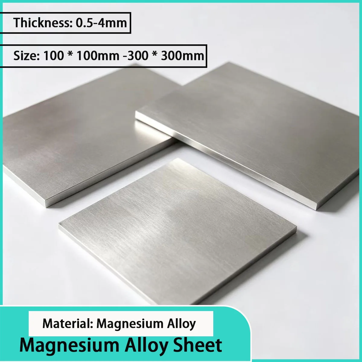 Magnesium alloy sheet with a thickness of 0.5-4mm is used for 3C shells, aviation accessories, etc
