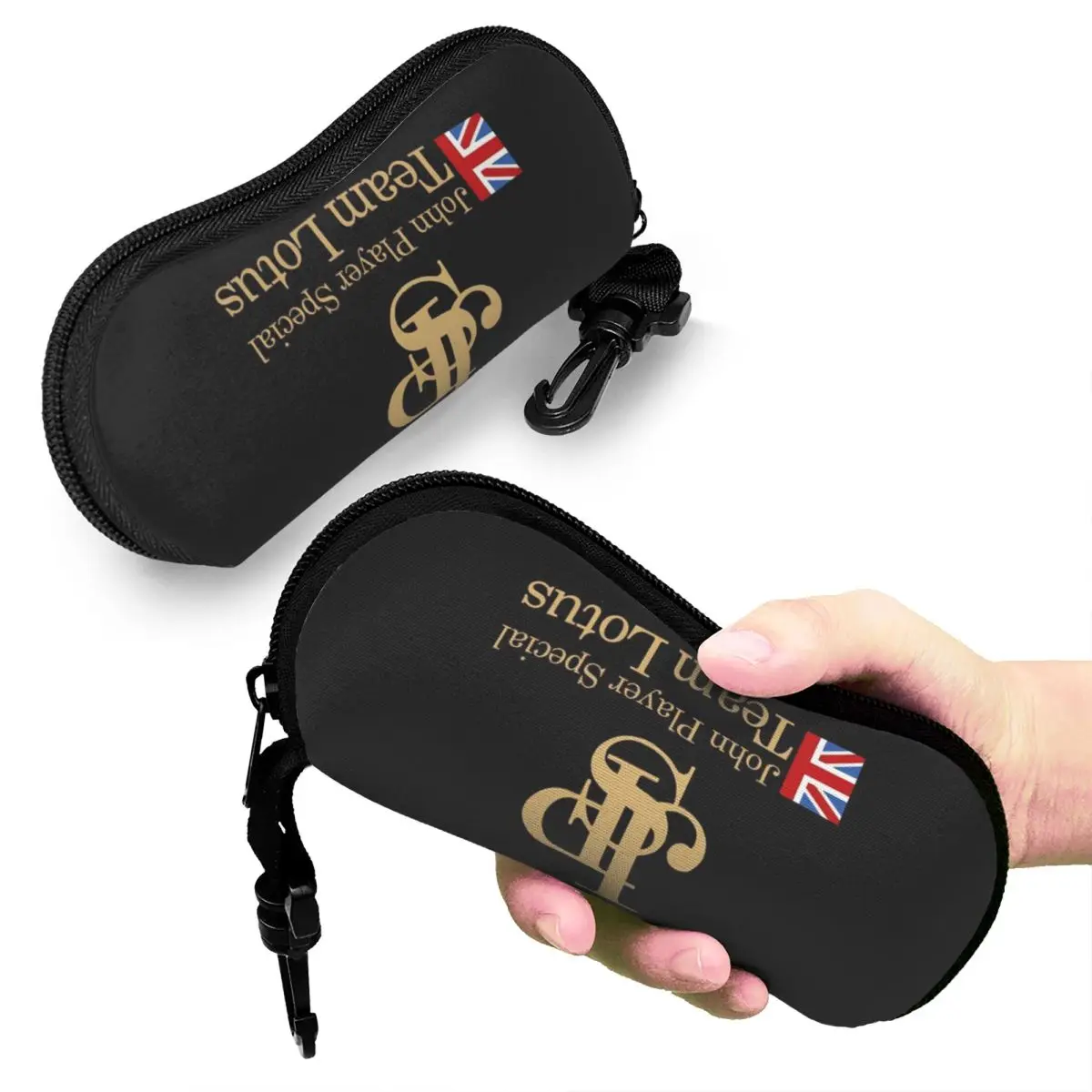 

JPS John Player Special Team8 Shell Glasses Case Protective Sunglasses Box Women Men Soft Eyeglasses Bag Pouch
