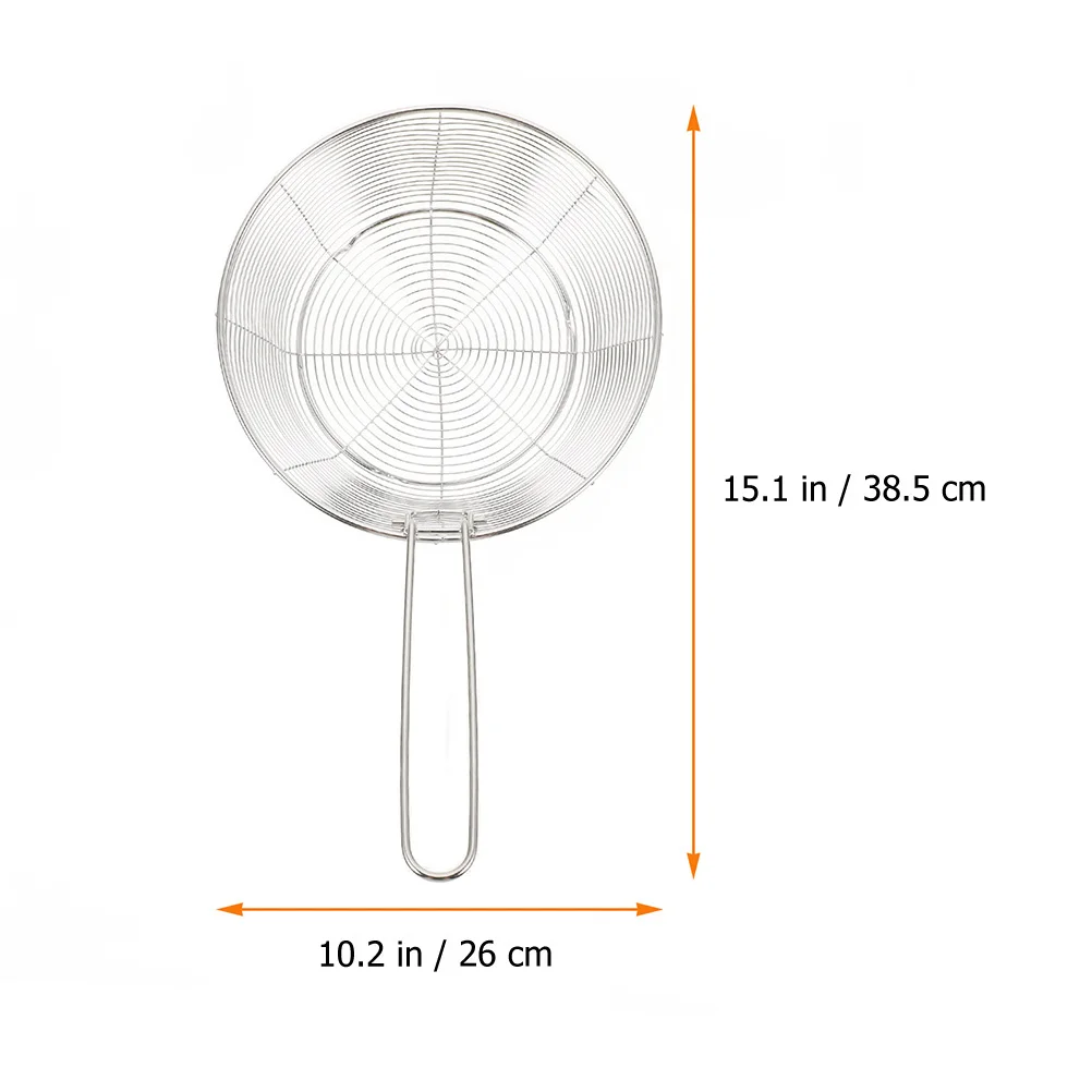 

Stainless Steel Frying Basket Handle French Fries Chips Potatoes Chicken Fish Reusable Kitchen Tool Metal Frying Basket