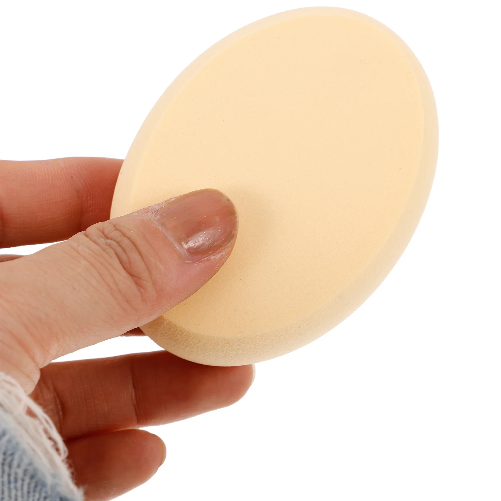 3pcs Oval Makeup For Foundation Blusher Powder Smooth Skin-Friendly Multipurpose Tools Beauty Puff Set