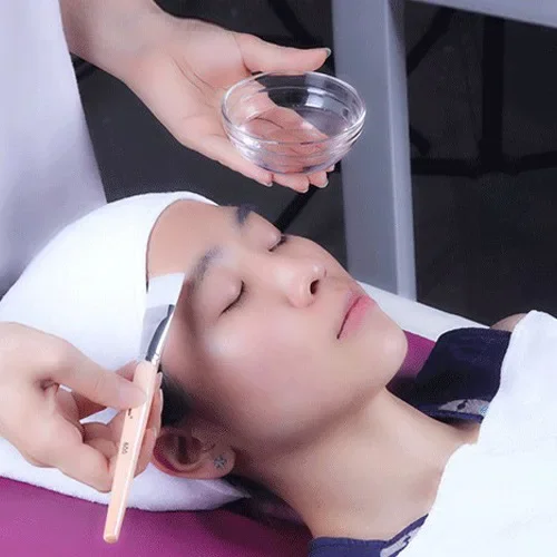 Filles transparent pour masque facial, 1 pièce, acrylique, huile essentielle, salon de beauté, maquillage, outils de soins de la peau