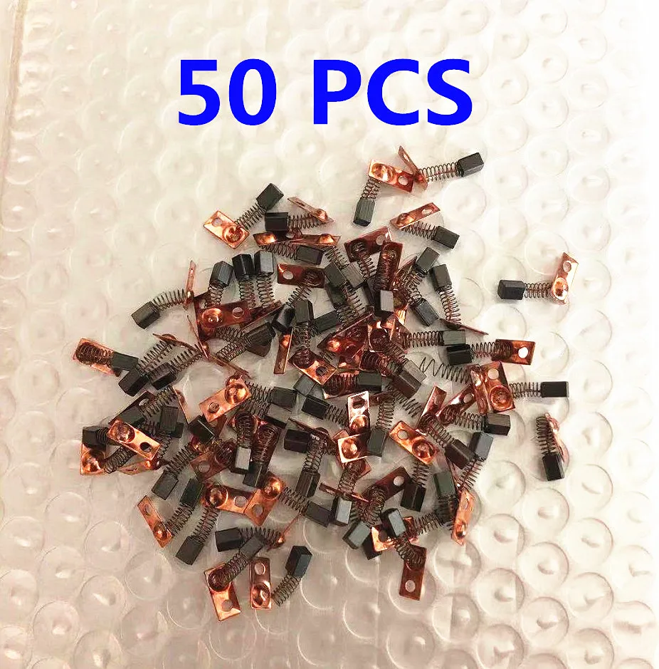 50pcs Carbon brushs strong 210 90 204  Replace 102 105L handle carbon brush All strong Electric Manicure Drill Accessory