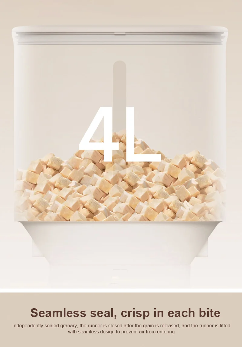 OEM/ODM 4L تغذية الحيوانات الأليفة القط الكلب توقيت التلقائي تغذية الحيوانات الأليفة تويا App التحكم عن بعد واي فاي منتج الحيوانات الأليفة