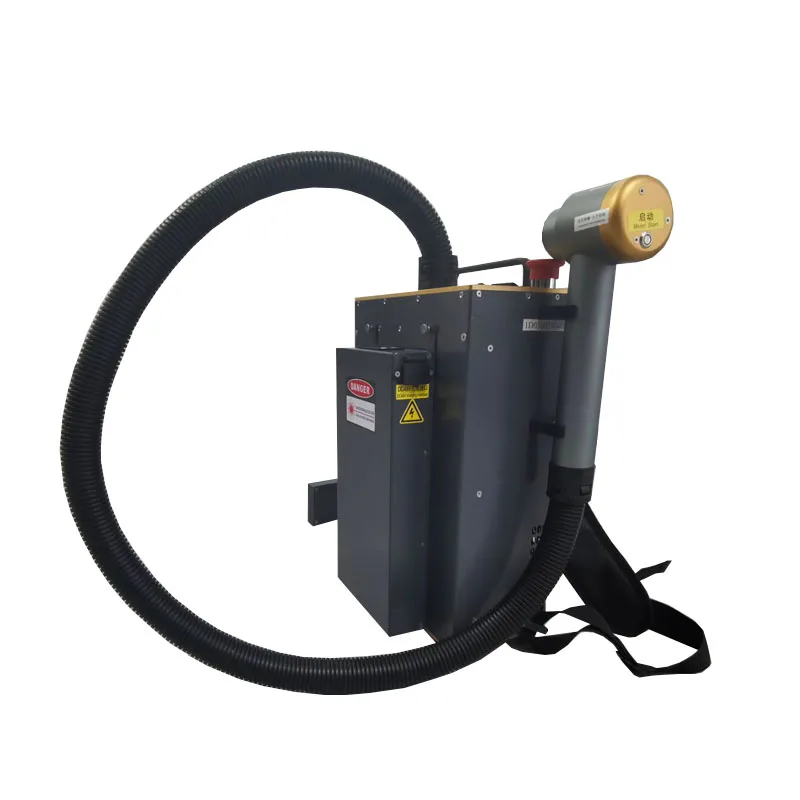 New Pulsed 300W Laser Cleaning Machine Backpack Hand-held Laser Rust Paint Oxside Film Removal