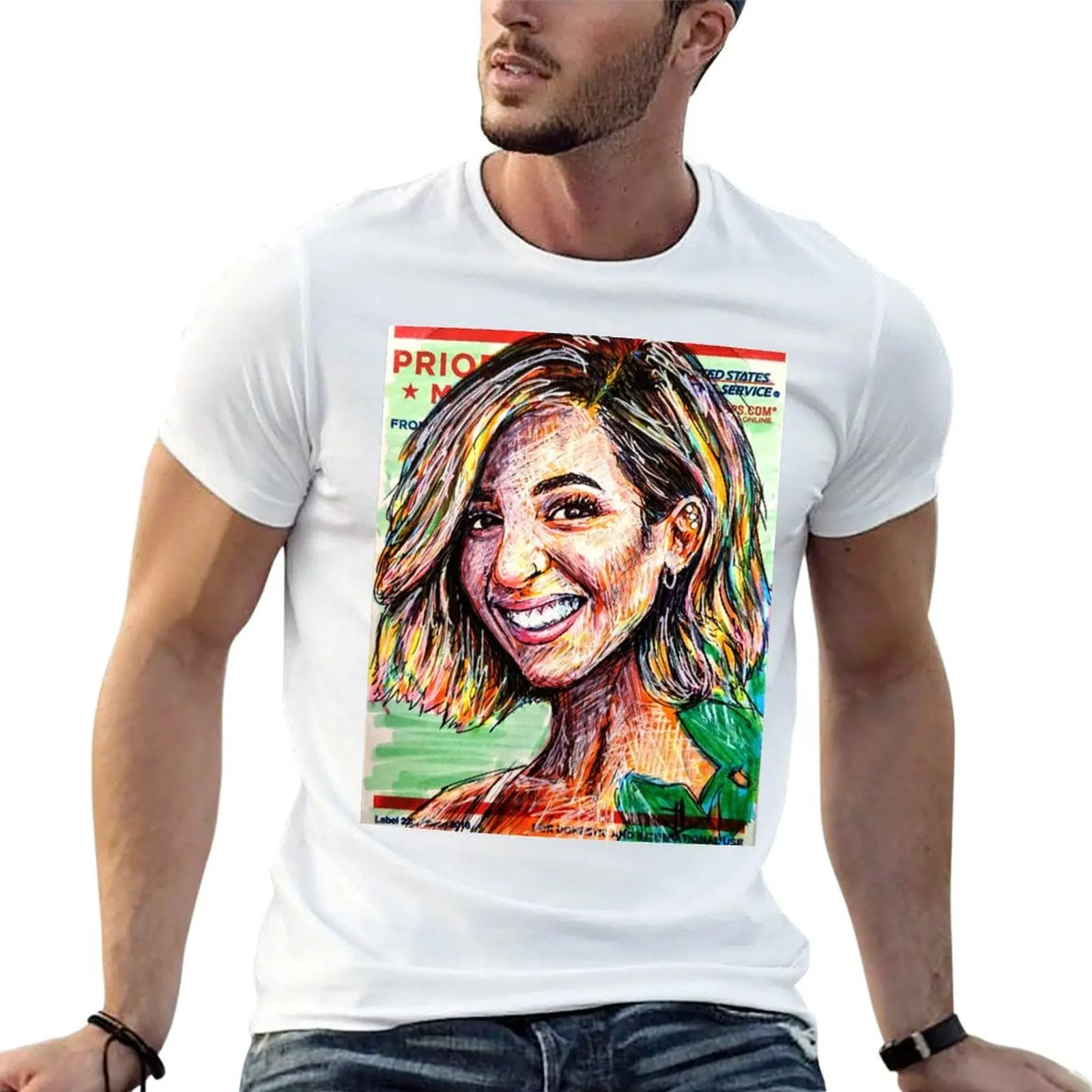 

Gabbie Hanna Portrait (Hand Drawn) T-Shirt man graphic t shirt man t shirt summer T-Shirt