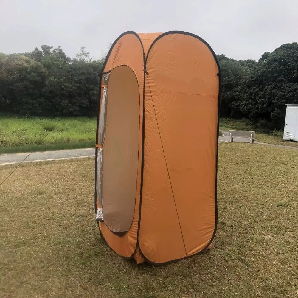 Automatic quick-opening emergency outdoor toilet outdoor camping folding portable outdoor toilet tent