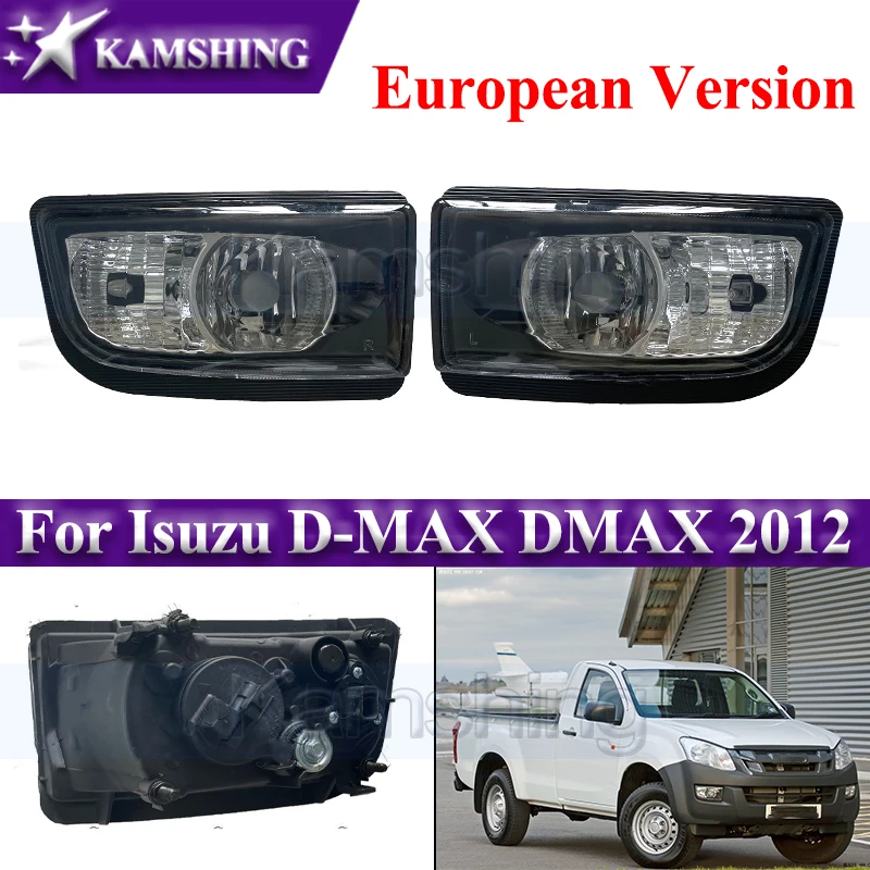 

Kamshing 1pair European Version Car Front Bumper Foglight For Isuzu D-MAX DMAX 2012 Signal Light Driving Lamp Fog Light Foglamp