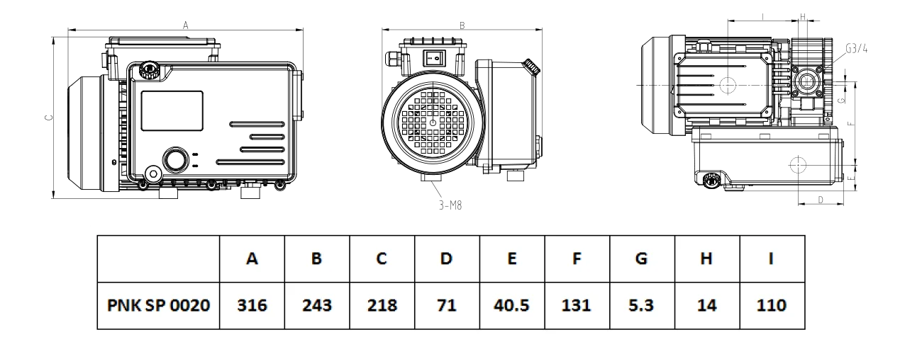 مضخة تفريغ صناعية 20 م 3 / ساعة مضخة تفريغ دوارة أحادية المرحلة مصنوعة في الصين