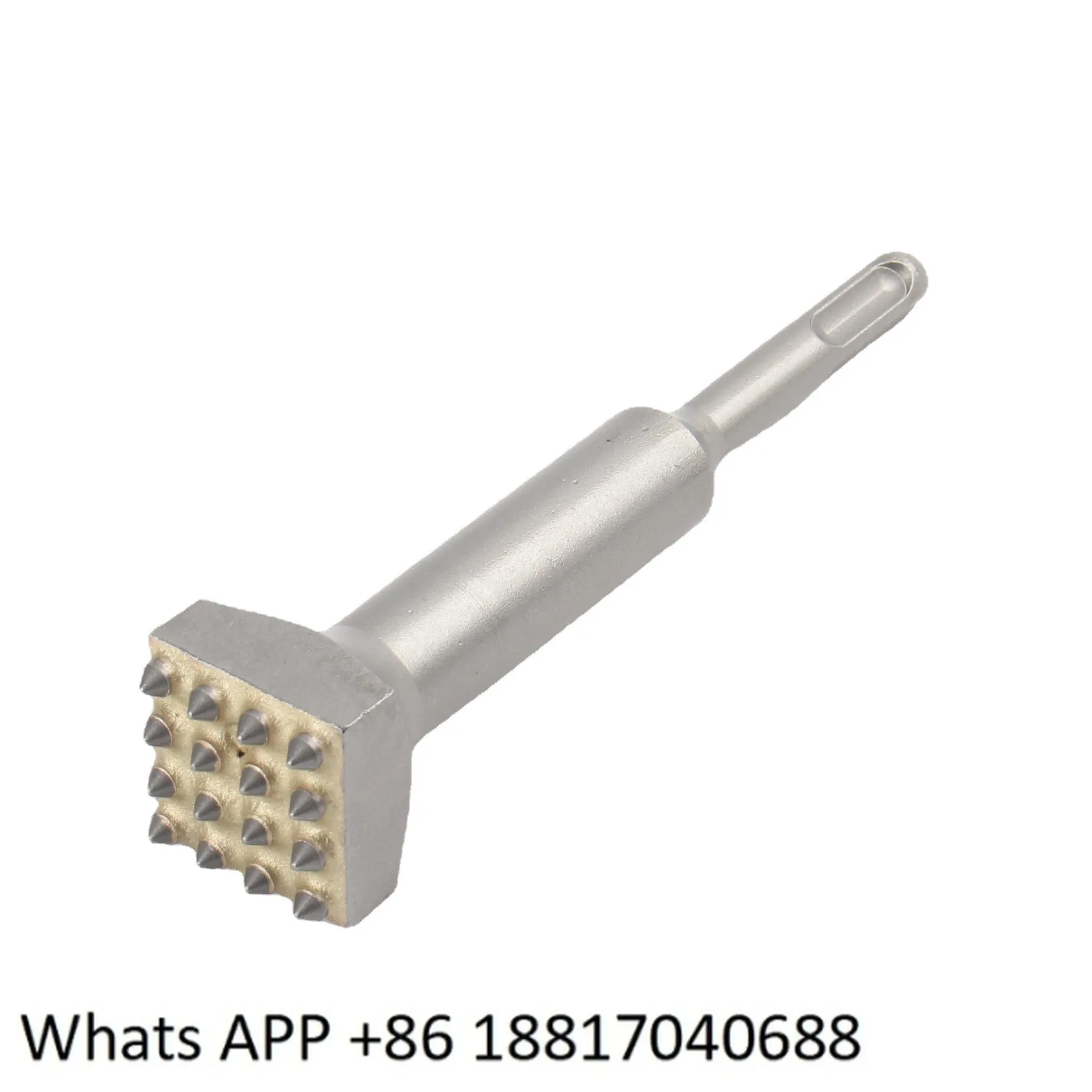 Electric pick, electric hammer interface, alloy head 16-tooth flower hammer, hair hammer dual-purpose