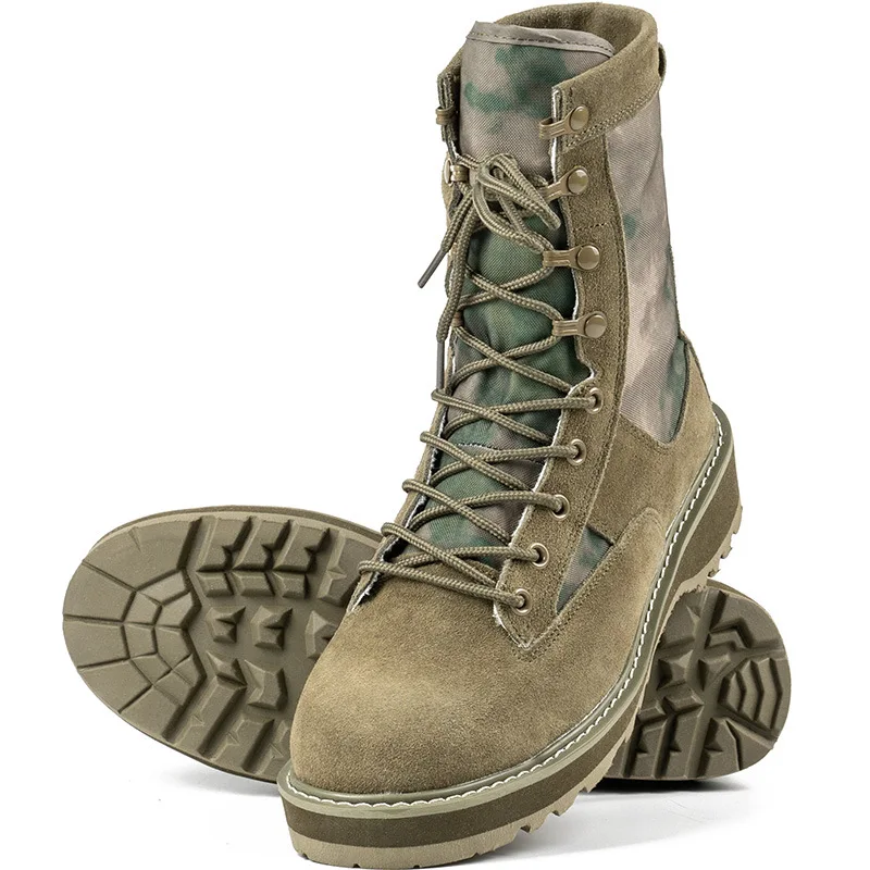 

Боевые ботинки, зеленые, коричневые ботинки для пустыни, легкие тренировочные ботинки, походные ботинки для мужчин, тактические ботинки Bota Masculina 38-45
