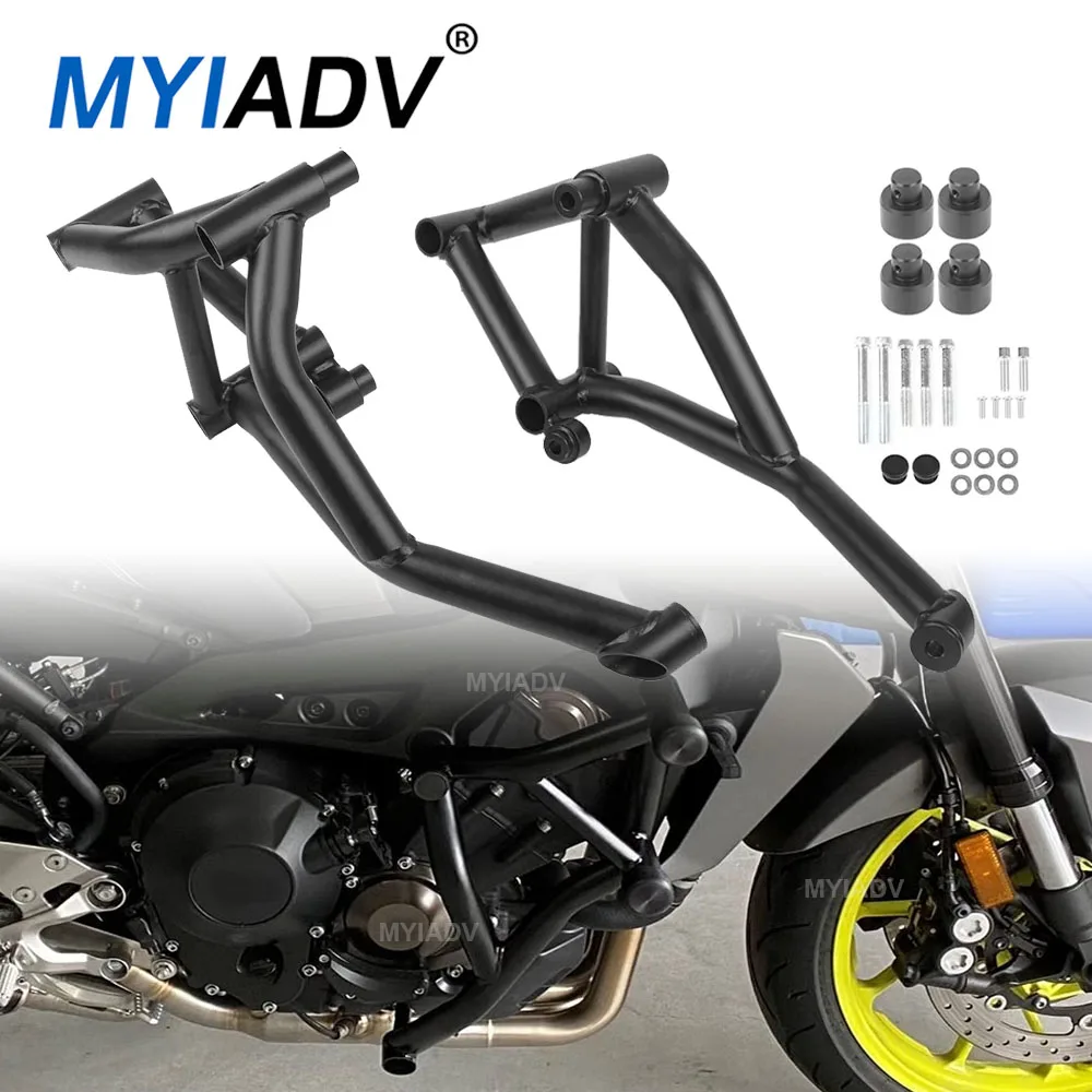 Motorcycle Engine Guard Bumper Crash Bar Stunt Cage For Yamaha MT-09 2017-2020 XSR900 2016-2021 MT09 SP Tracer 900 GT 2018-2020