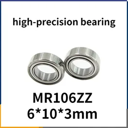 6x10x3mm Nail grinder bearing inner hole 6x10x3mm automatic screw machine MR106ZZ MR106RS bearing L1060z smr106zz