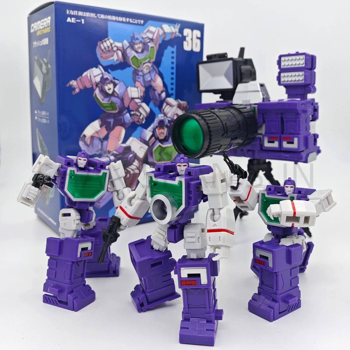 [In Stock] Transformation Toys MF-36  MF36 Camera Brothers G1 9CM Including Bonus Model Robot Toy Movable Figure Gift