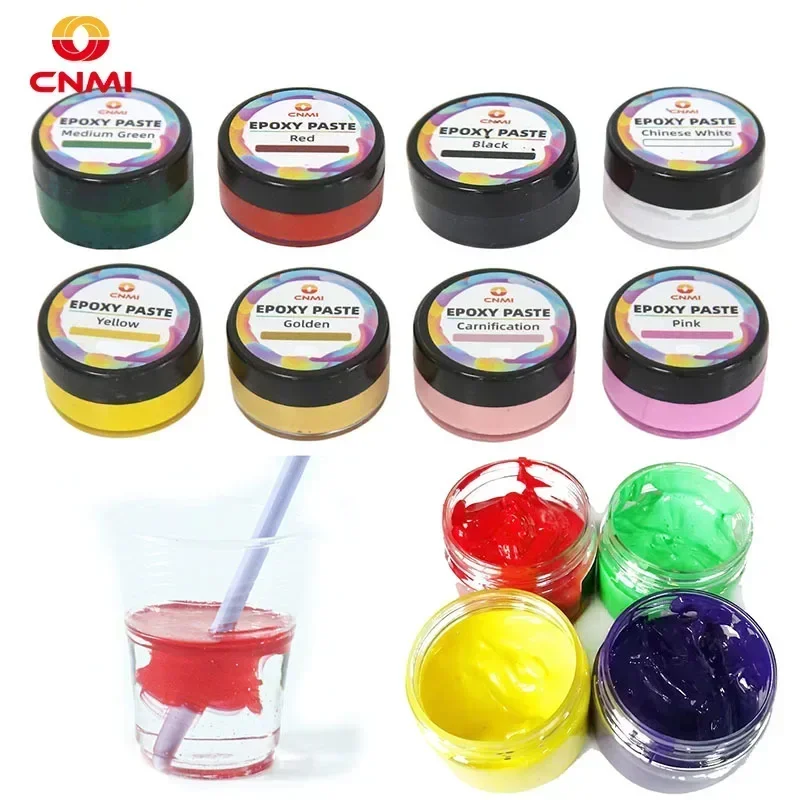 CNMI 21 Kleuren 60g UV Hars Pigmentpasta voor DIY Sieraden Maken Epoxyhars Kleurstof Acrylverf Handgemaakte Ambachten Kunst kleurpasta