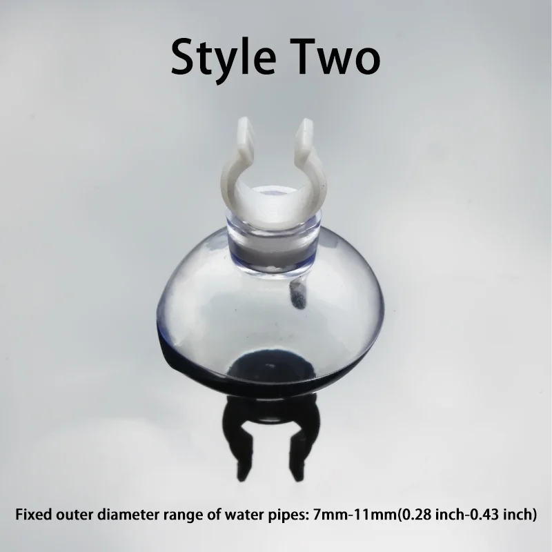 2Pcs Fish Tank Suction Cup Fixed Clamp Hose Water Pipe Oxygen Pipe Fixed Suction Cup Buckle Wire Suction Cup