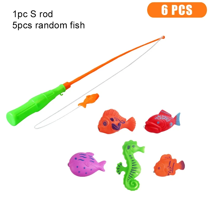 Kids Fishing Toy Set Play Water Toys for Baby Magnetic Rod and Fish Indoor Outdoor Leisure Entertainment Games for Children TMZ image 3
