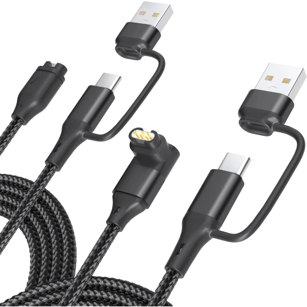 

1M USB-A USB-C Watch Charger Cable for Garmin Fenix Series,Forerunner Series,Vivoactive 5 4,Instinct,Venu 3 3S X1,Epix,Vivomove