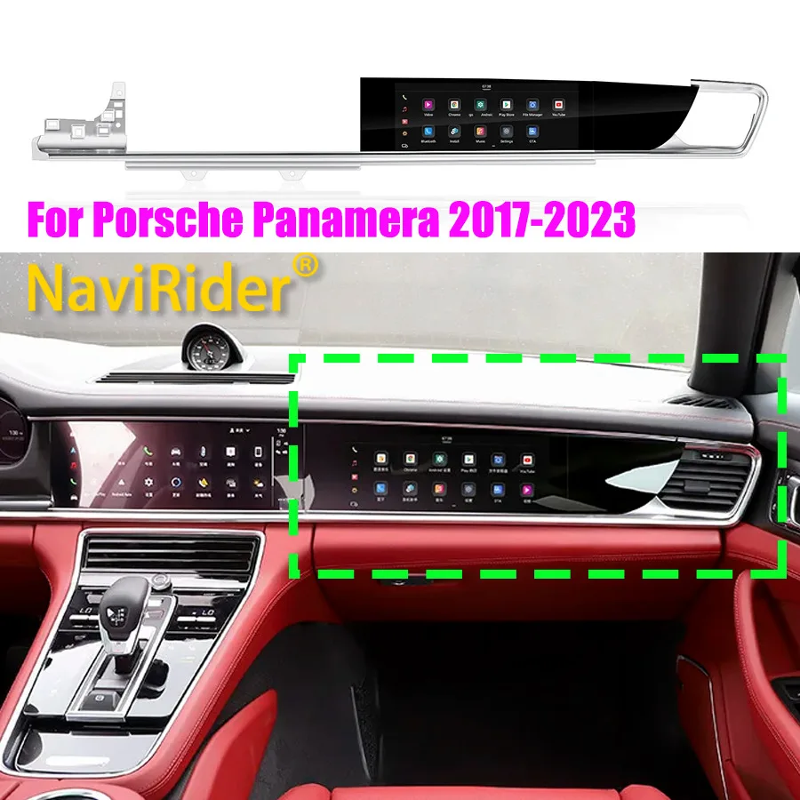 

11-дюймовый обновленный смарт-экран Copilot для Porsche Panamera 2017-2023 GPS Navi Android автомобильный радиоприемник мультимедийный видеоплеер Carplay