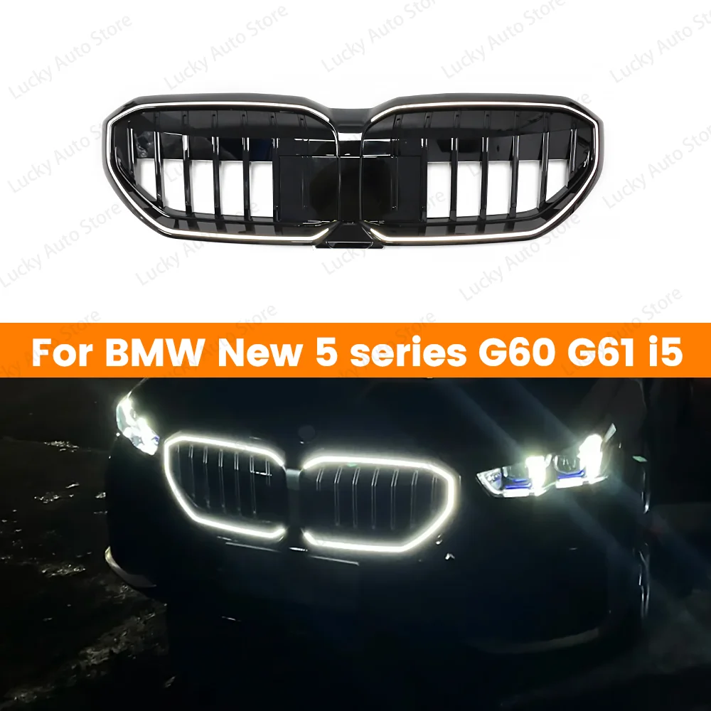 

New 5 Series LED Light Luminous Grille For BMW New 5 Series G60 G61 i5 Regular Style M Style Illuminated With Lamp Auto Parts