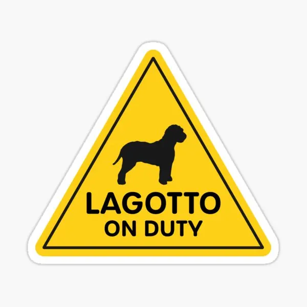 علامة تحذير احذر من كلب صغير طويل الشعر ملصق سيارة الزجاج الأمامي جذع ملصق الفينيل الكرتون سباق الكتابة على الجدران ملصقات #4