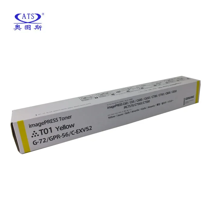 1PC Can T01 G-72 GPR-56 C-EXV52 Toner Cartridge For Canon C60 C65 C600 C650 C700 C750 C800 C850 IRC7570 IRC7565 IRC7580 Toner