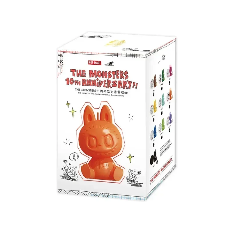 POP MART LABUBU THE MONSTERS The 10Th Anniversary Series Scented Candles Trendy Blind Toys Mystery Box Surprise image 3