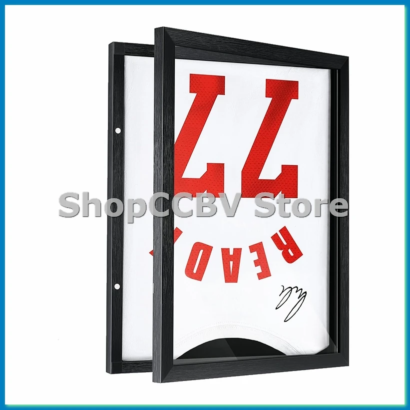 

Рамка для дисплея футболки, рамка для футболки Shadow Box размером 18x14 дюймов с 98% ультрафиолетовой защитой, акрил, глубина 1 дюйм для использования Space-A50M