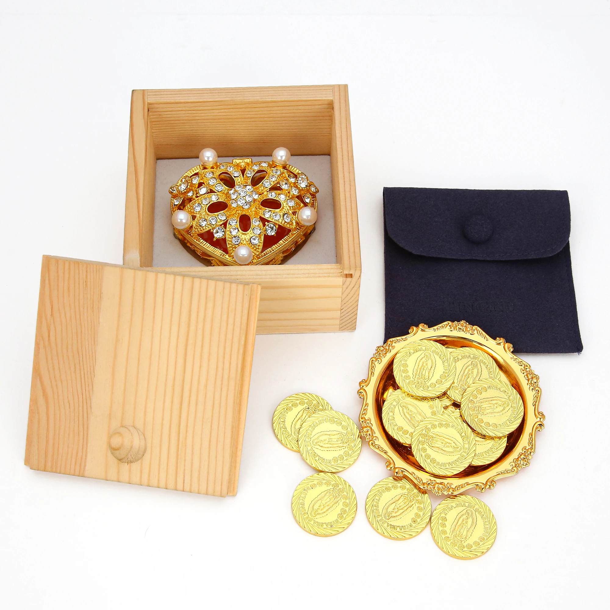 

Virgen de Guadalupe Gifs Arras de Boda Católica ,Arras de Matrimonio,Arras for Catholic Wedding Coins,Classic Ceremony Arras Set