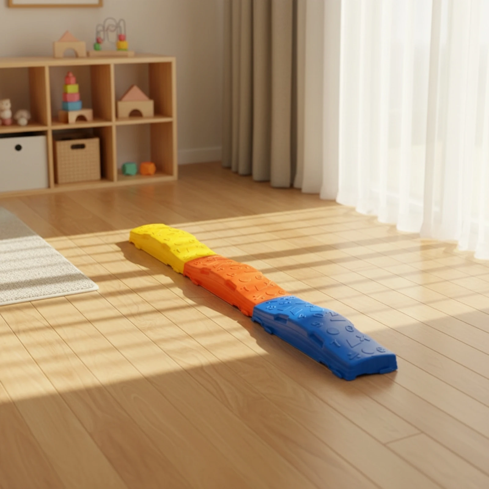 4개의 균형 밸런스 스테핑 스톤 실내 감각 발달 장난감 - Sports Equipment For Home 리뷰 및 가격